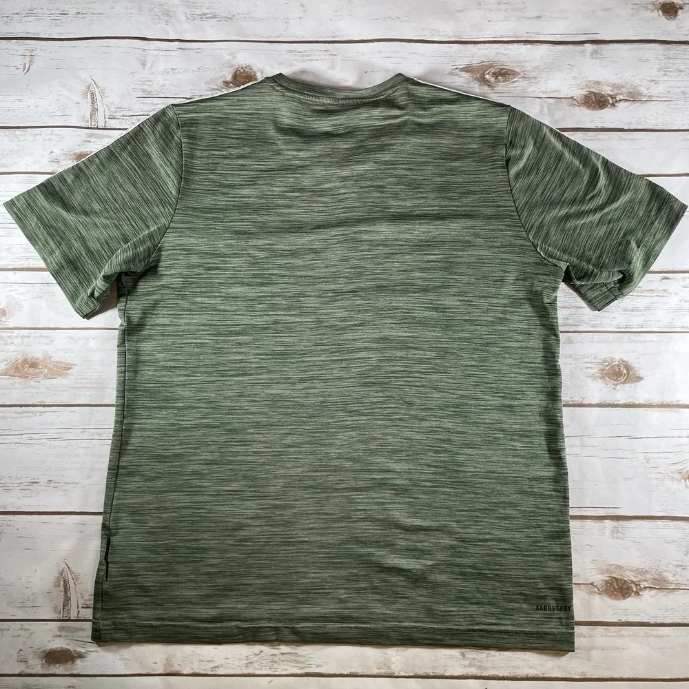 Adidas‎ Men's Small Primegreen AEROREADY Performance T-Shirt Green Blokecore